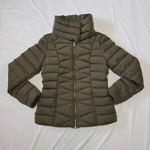 Guess - Down Filled Alyssa Winter Puffer Jacket - Olive Green - Medium